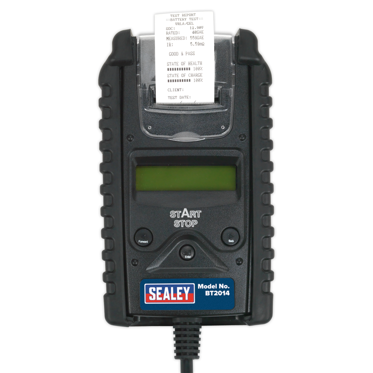 Sealey Digital Start/Stop Battery & Alternator Tester With Printer BT2014