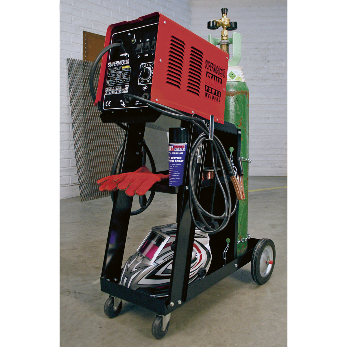 Sealey Universal Trolley For Portable MIG Welders With Two Fixed Wheels BTR4