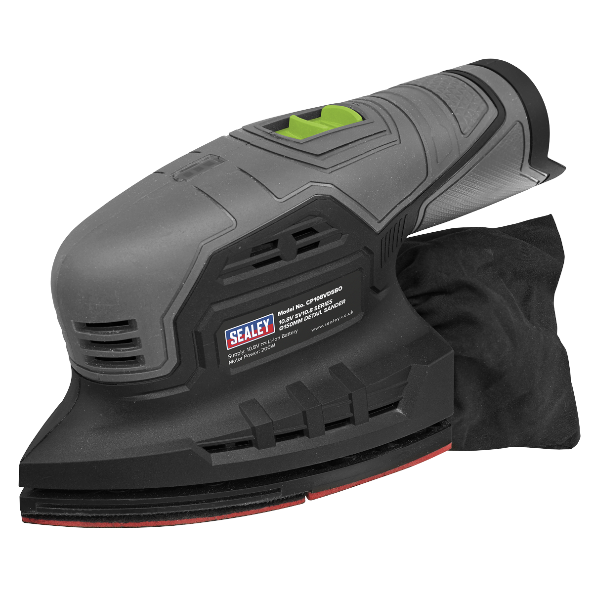 Sealey SV10.8 Series Cordless 150mm Detail Sander 10.8V Body Only CP108VDSBO
