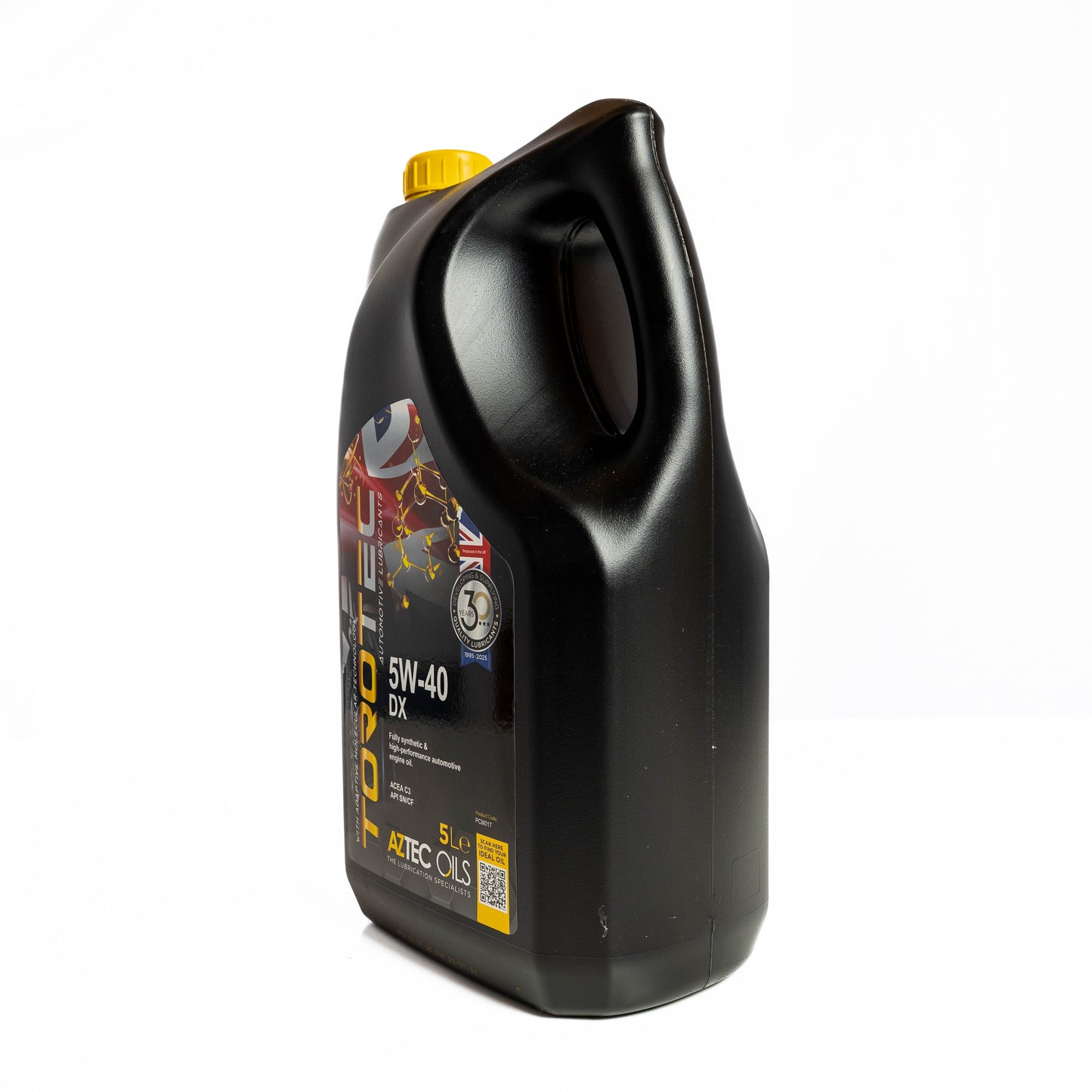 Engine Oil 5L TOROTEC 5W-40 DX Fully Synthetic Aztec Oils PCM017-S50