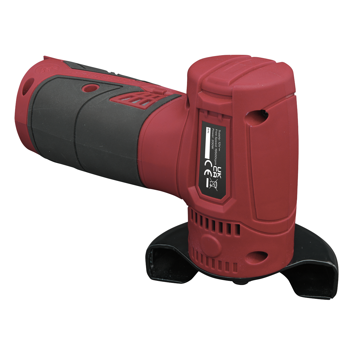 Sealey 12V 76mm Li-Ion Angle Grinder Bare Unit Compact & Lightweight CP1210