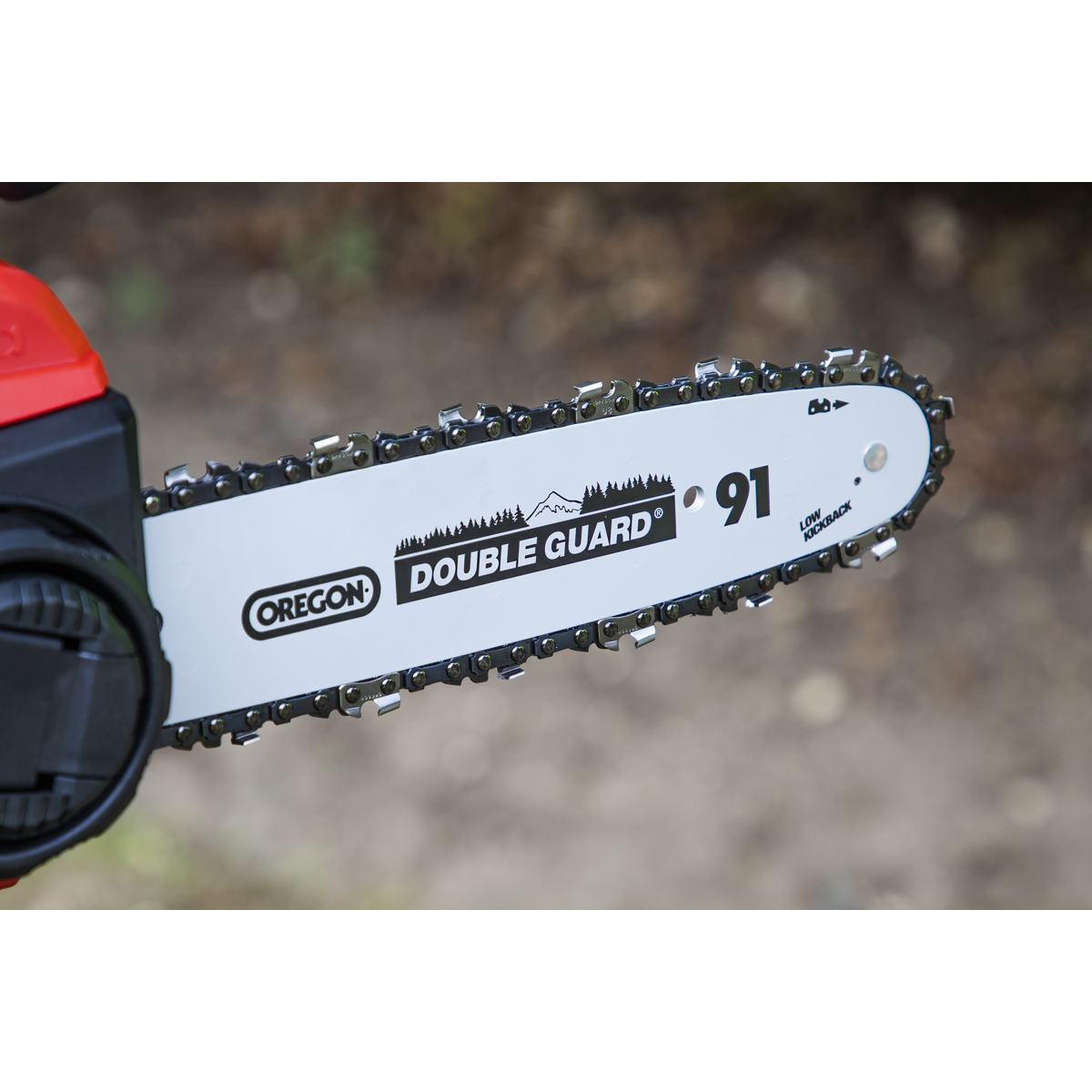 Sealey 20V SV20 Series 25cm Cordless Chainsaw Kit - 2 Batteries CP20VCHSKIT