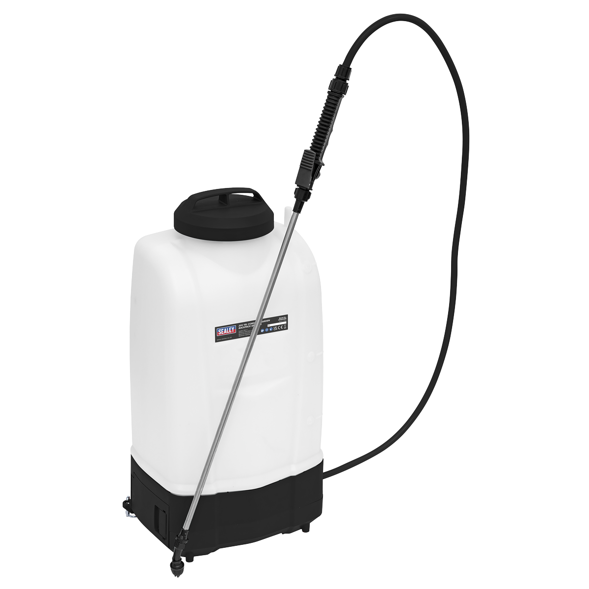 Sealey Cordless Garden Backpack Sprayer 20V SV20 15L 2 Batteries CP20VGBSKIT