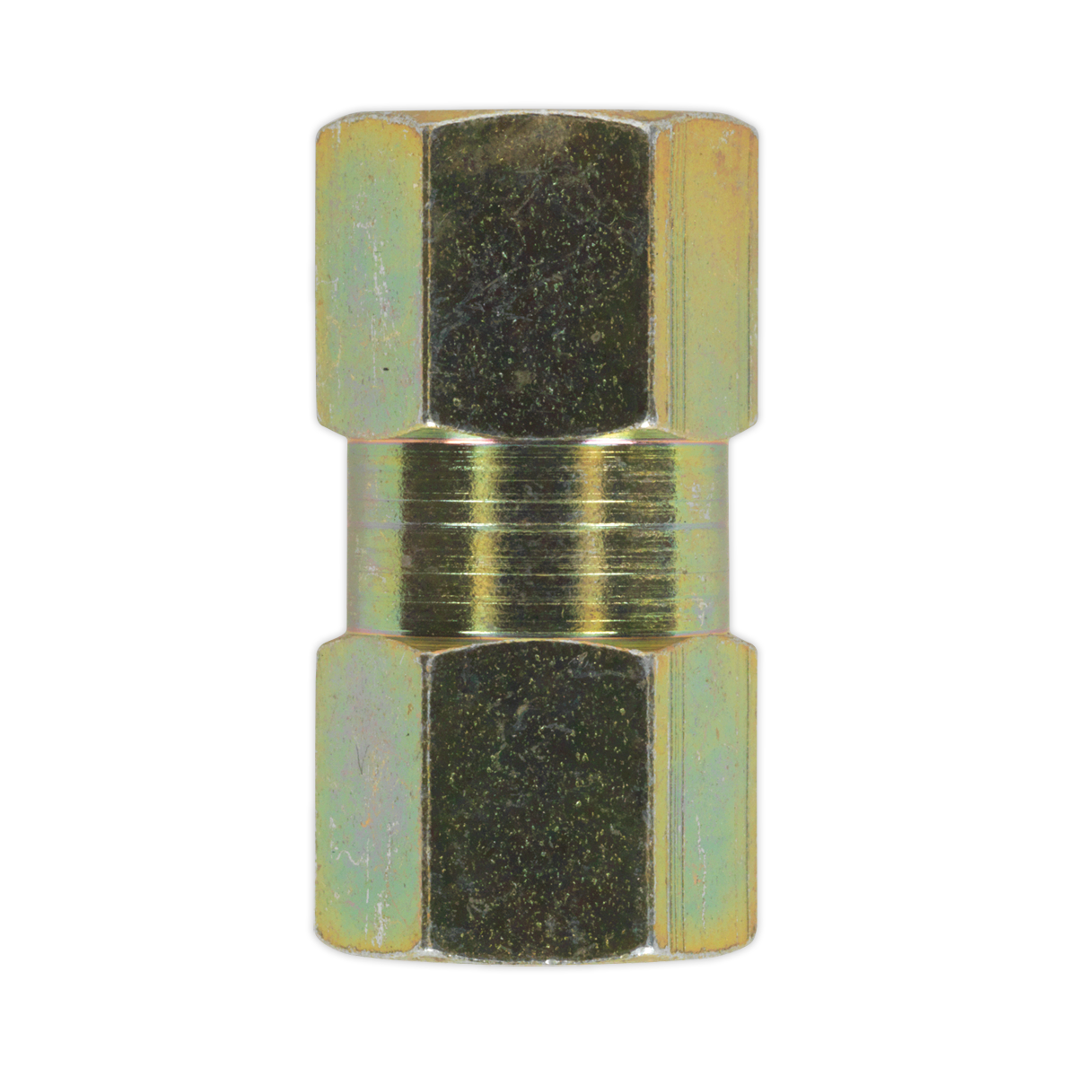 Sealey M10 x 1mm Brake Tube Connector Female To Female Pack Of 10 Yellow