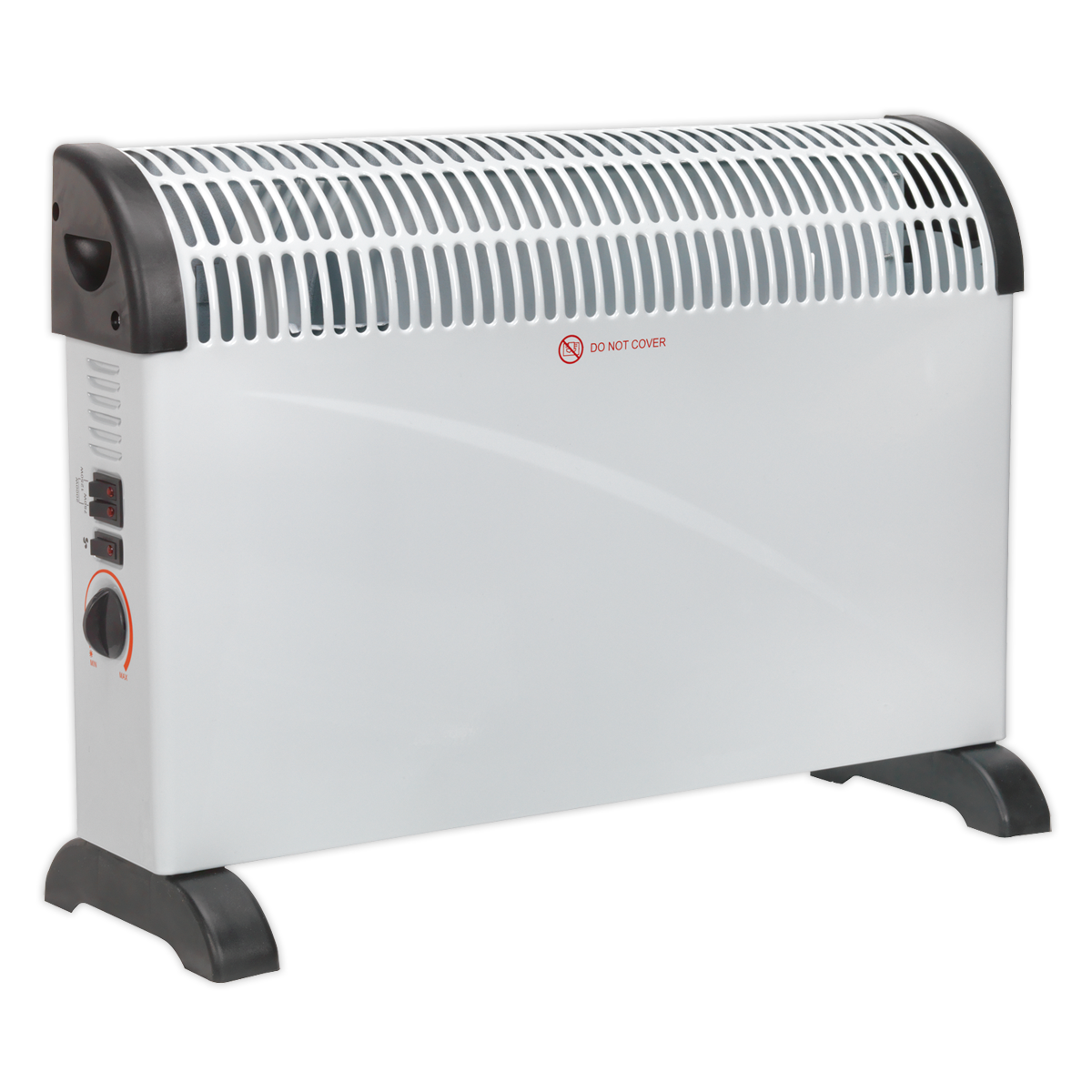Sealey Convector Heater 2000W 3 Heat Settings Thermostat Turbo Fan CD2005T