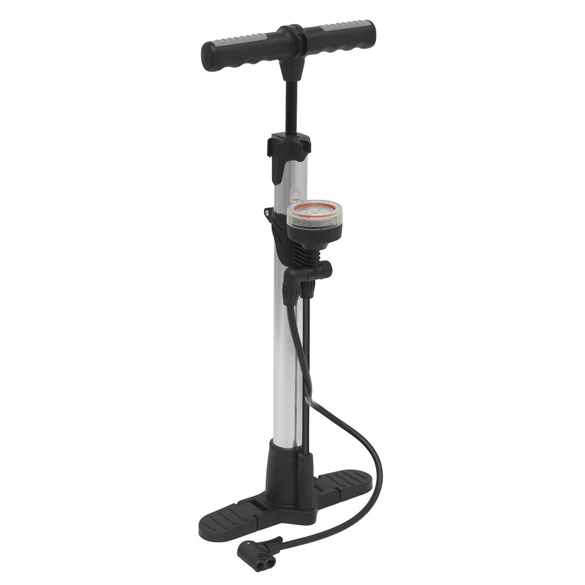 Sealey Workshop Pump With Chrome Plated Steel Upright Tube 0-160 PSI BC110