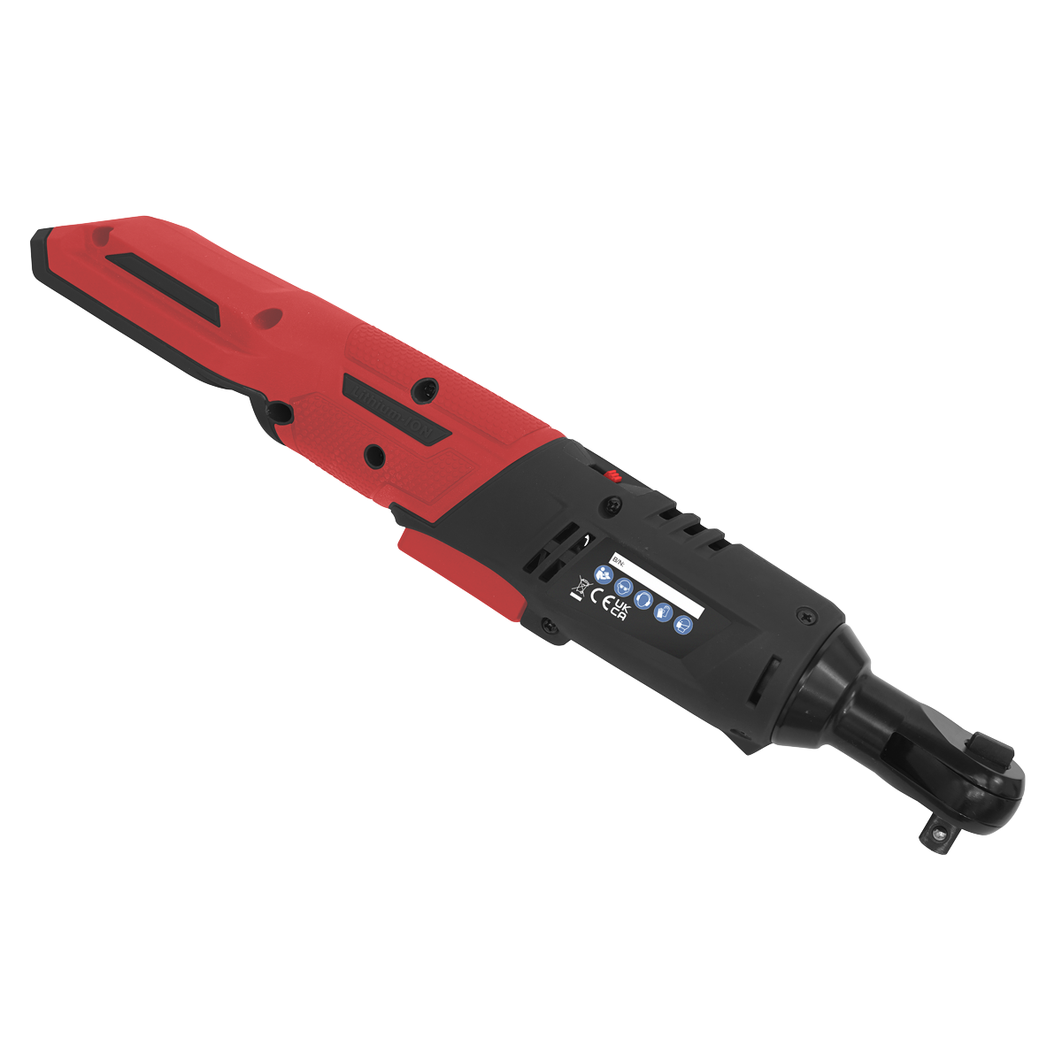 Sealey Ratchet Wrench 20V 3/8" Square Drive 60Nm 0-250rpm - Body Only CP20VRW