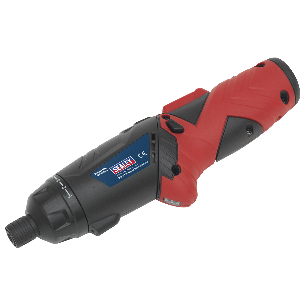 Sealey 3.6v Cordless Lithium-Ion Screwdriver Set Trigger-Lock Control 53pc CP36S