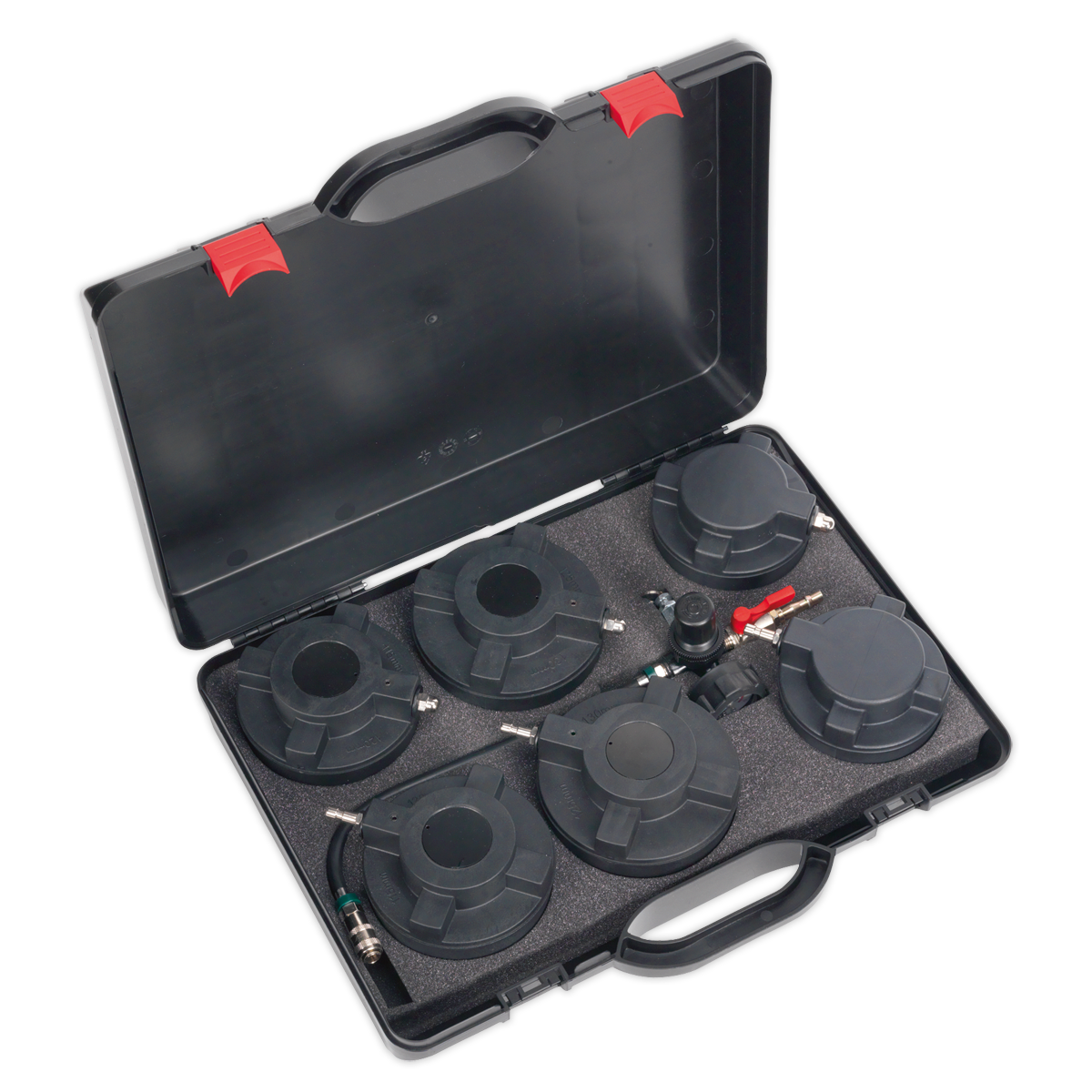 Sealey Turbo System Leakage Tester With Pressure Gauge & Shut-Off Valve CV2030