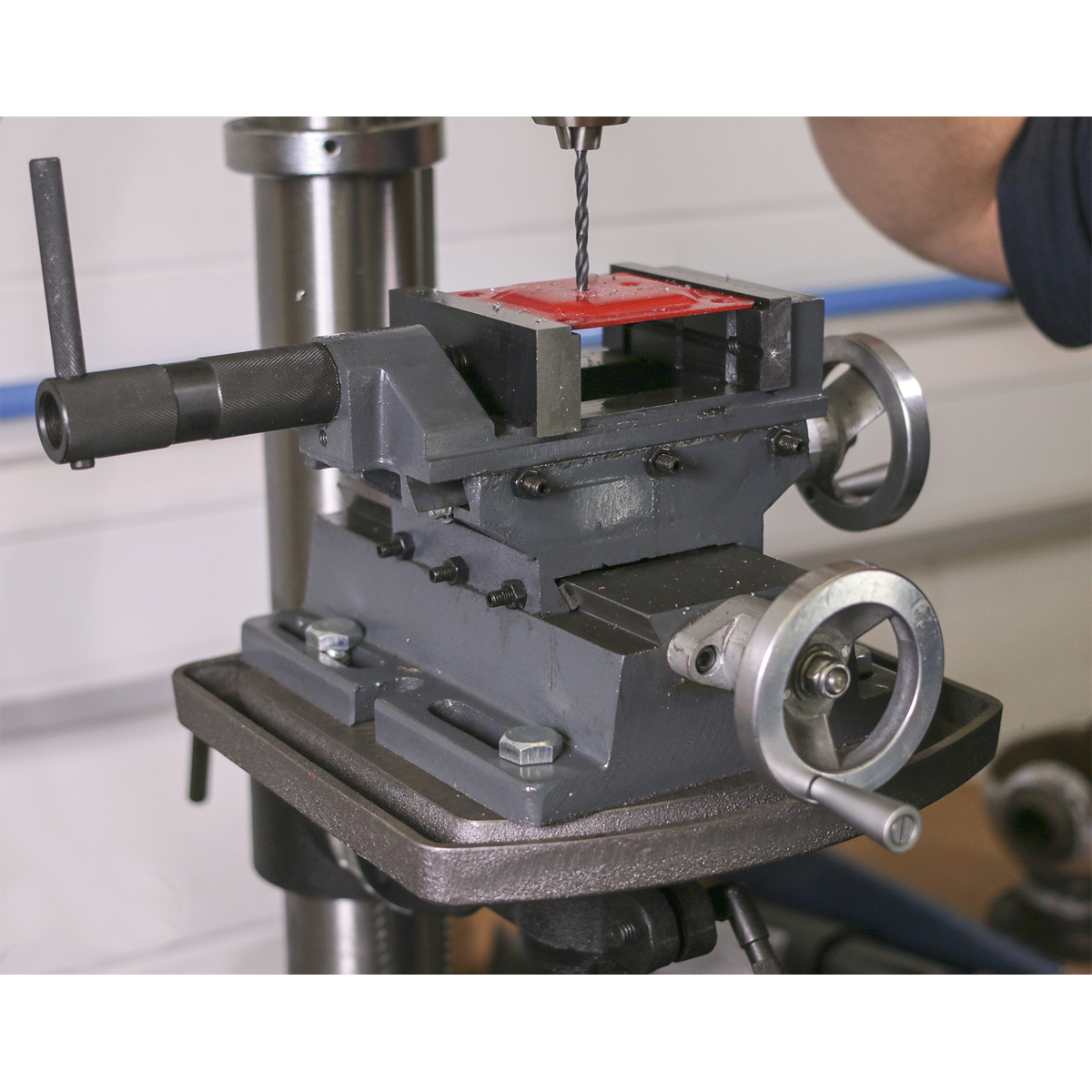 Sealey 100mm Professional Cross Vice For Drilling & Milling Operations CV4P