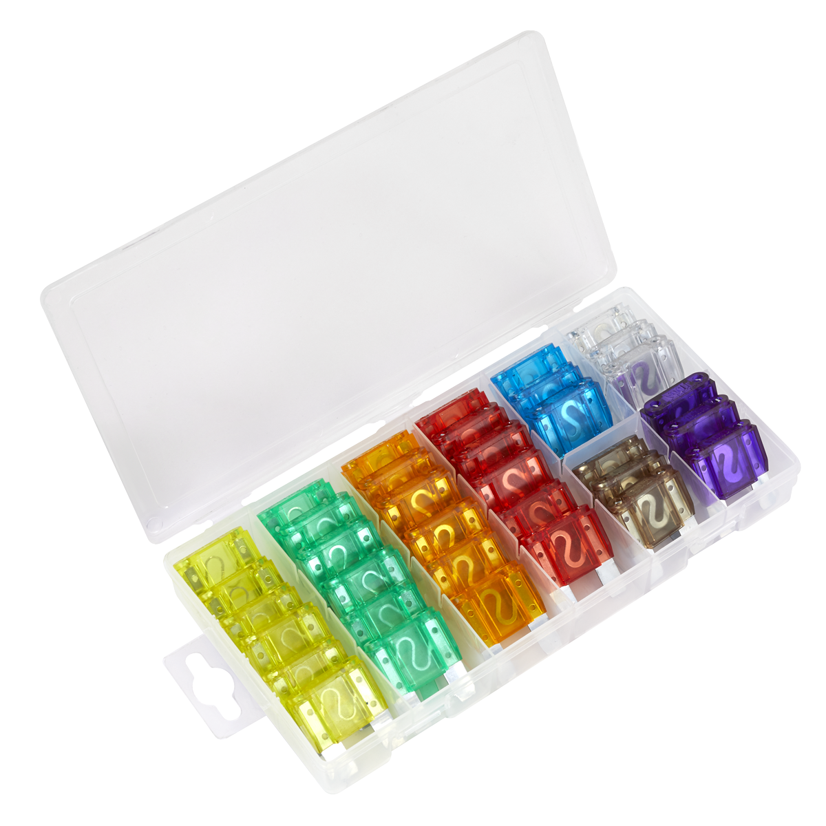Sealey Automotive MAXI Fuse Blade Assortment In Partitioned Box 36 Pieces BCF36