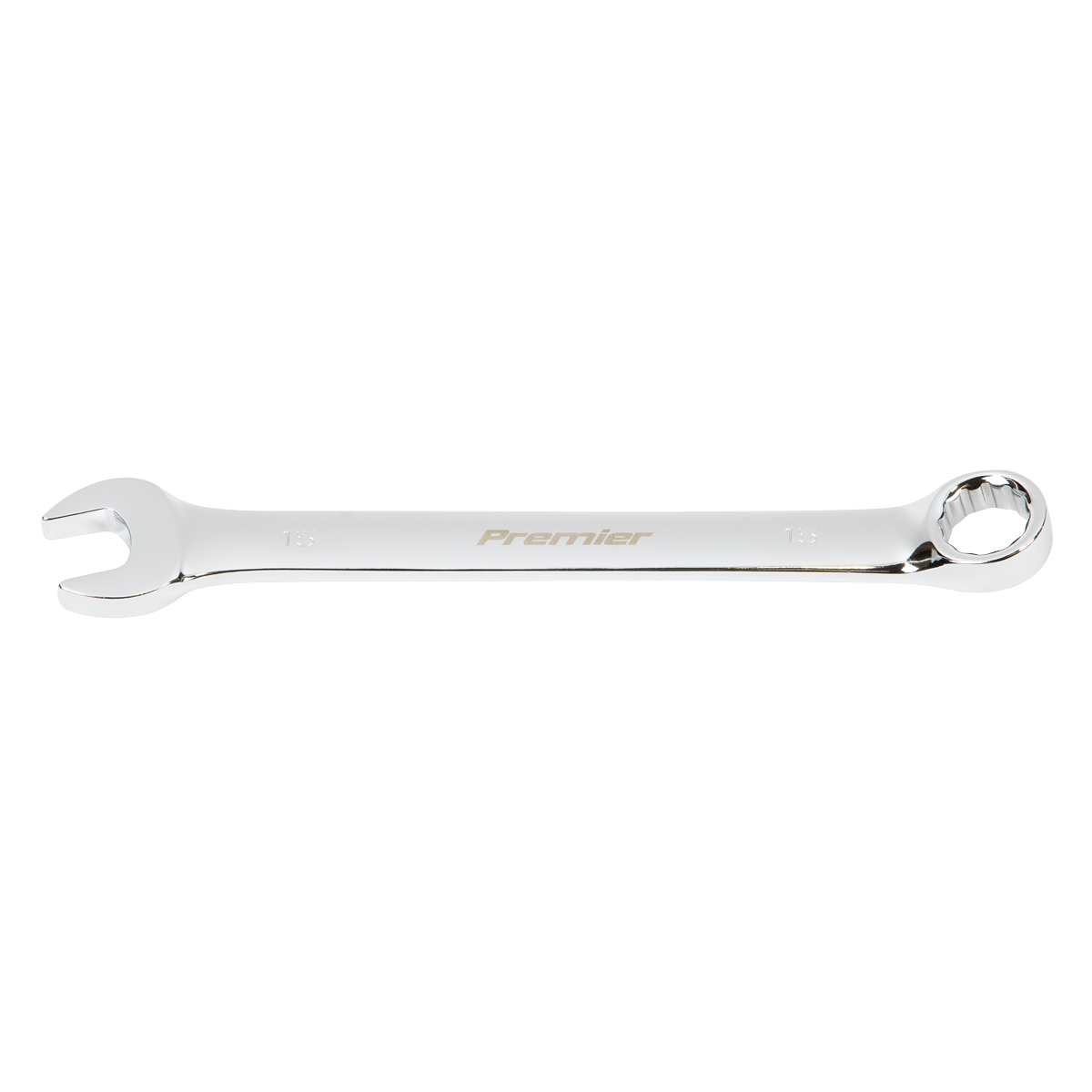 Sealey Combi Spanner Chrome Vanadium Steel With Polished Mirror Finish 15mm CW15