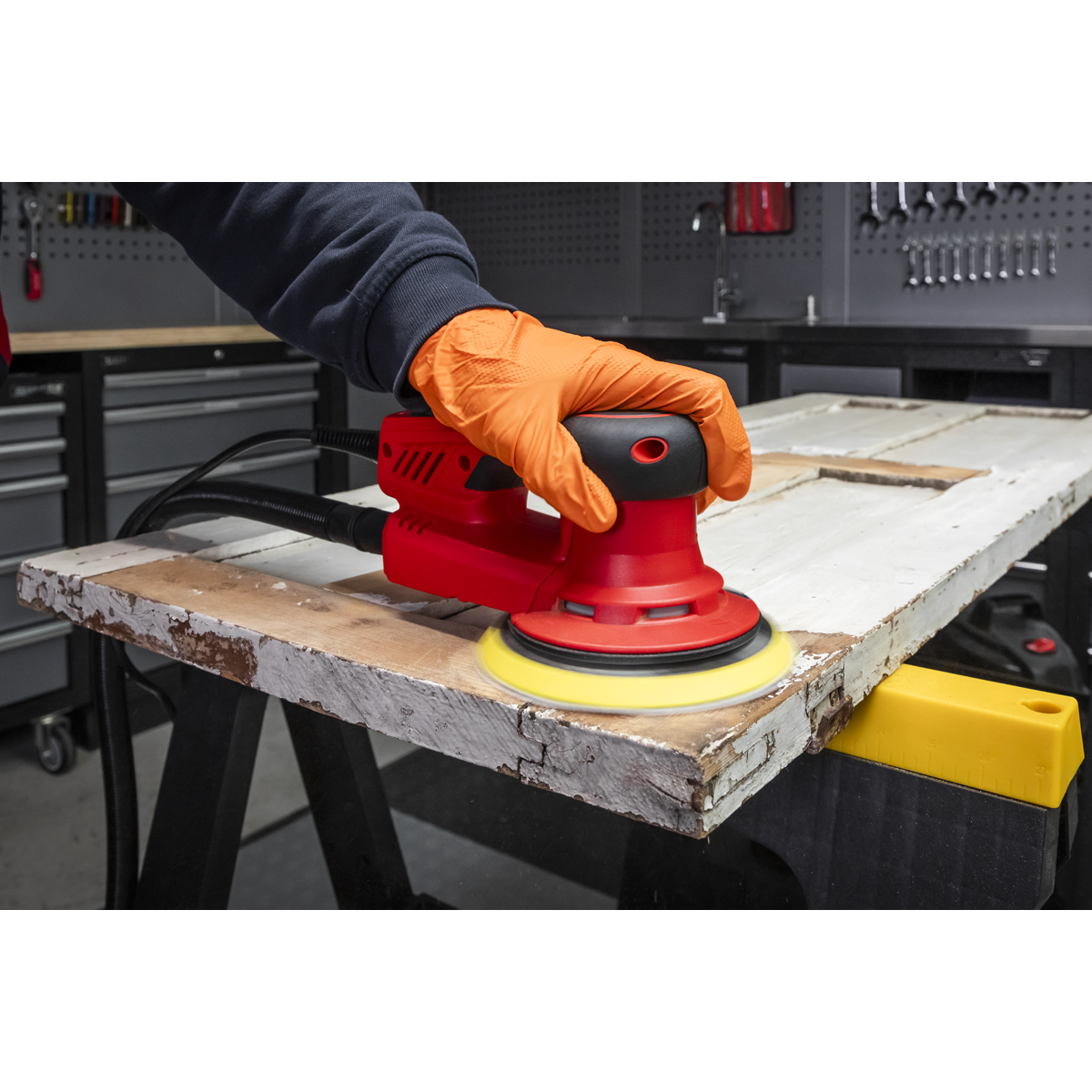 Sealey 230V 150mm 350W Electric Palm Sander With Variable Speed DAS150PS