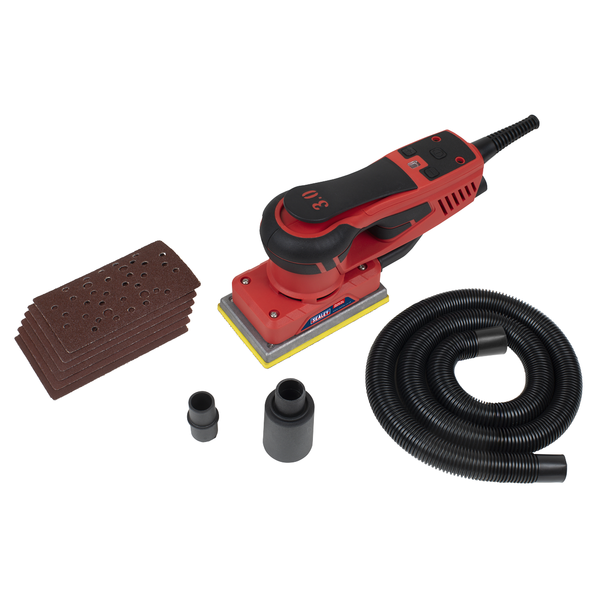 Sealey Variable Speed Brushless Orbital Sander 80mm x 133mm 350W DAS151PS
