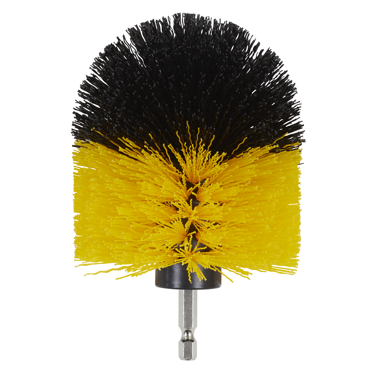 Sealey Drill Brush Set 4pc 6.35mm Shank Heavy Duty With Magnetic Bit Holder DBS4