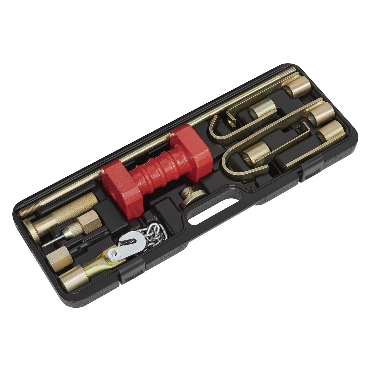 Sealey Heavy Duty Slide Hammer Kit For Body Panels & Vehicle Chassis 10pc DP90