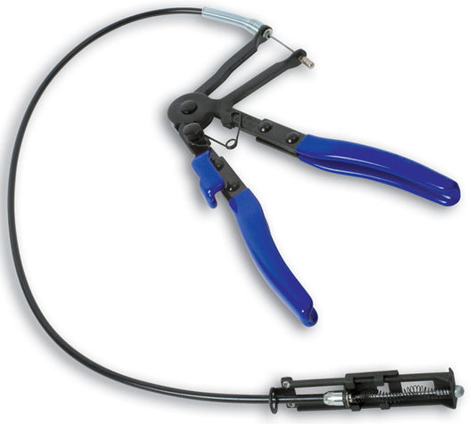 LASER 4024 Hose Clamp Pliers Long Reach With Flex Cable 640mm Self-Tightening