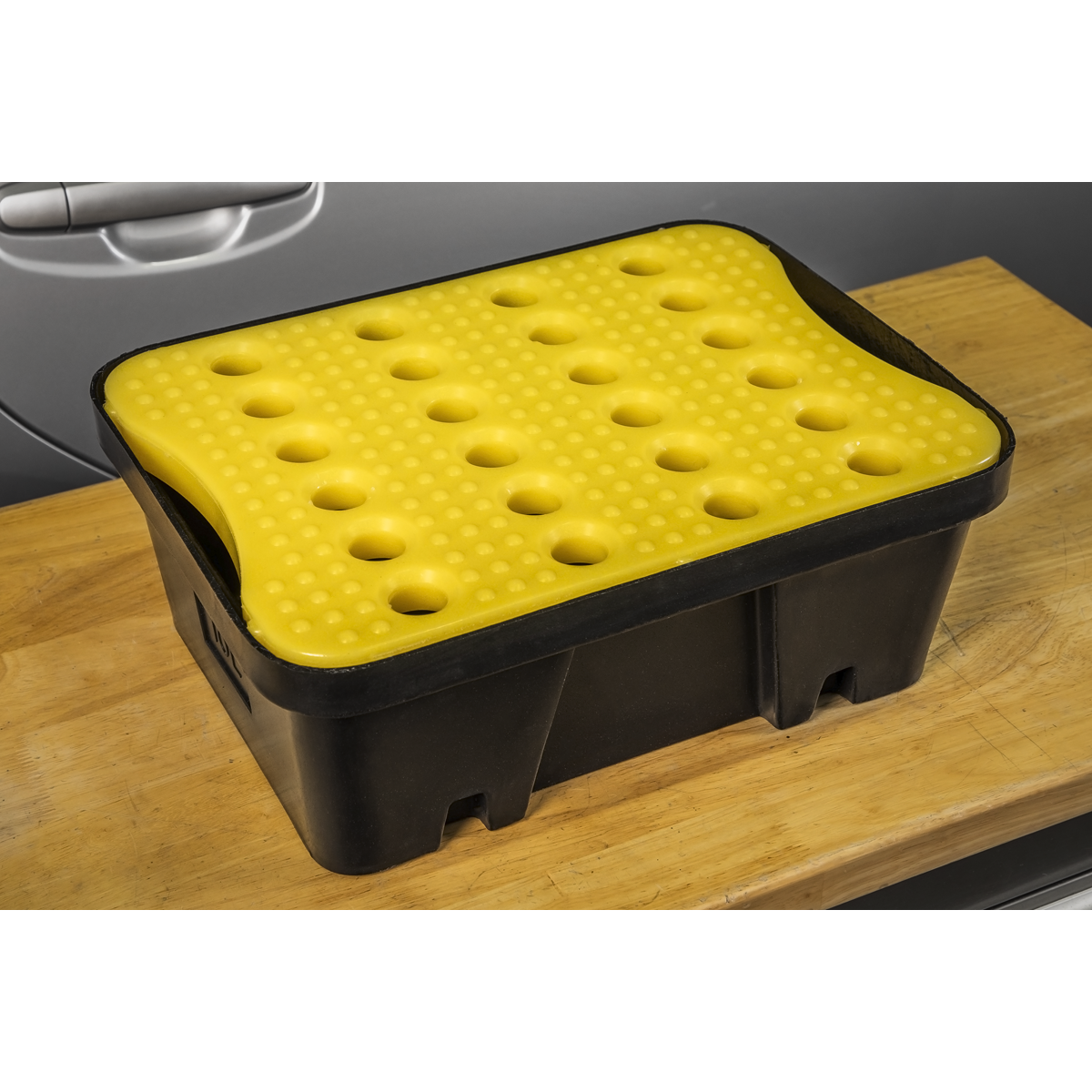 Sealey Spill Tray With Platform High-Density Polyethylene 10L 10 Litres DRP29