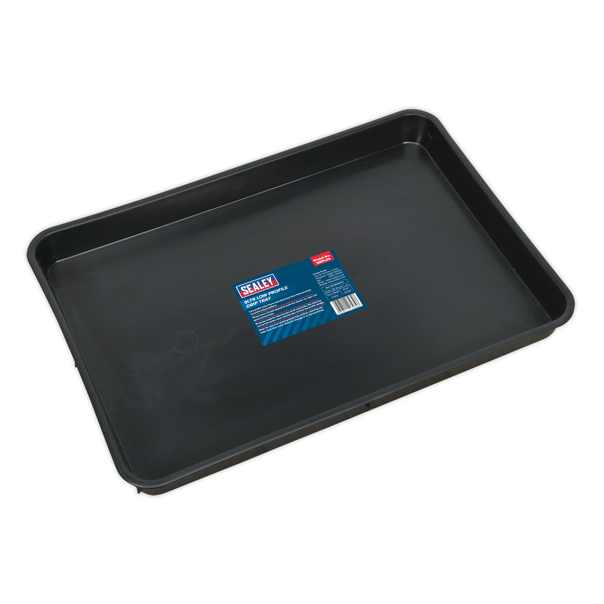 Sealey Drip Tray Low Profile Hard-Wearing Recycled Polypropylene 9 Litres DRPL09