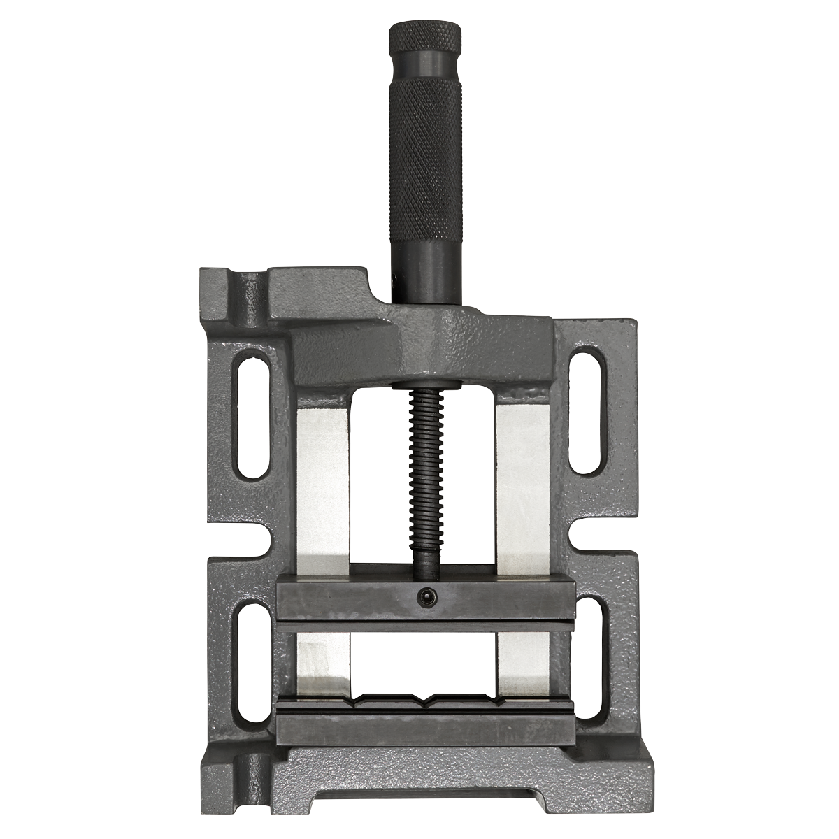 Sealey Drill Vice 100mm 3-Way Mounting, On Side, End Or Base - Grey DV3D