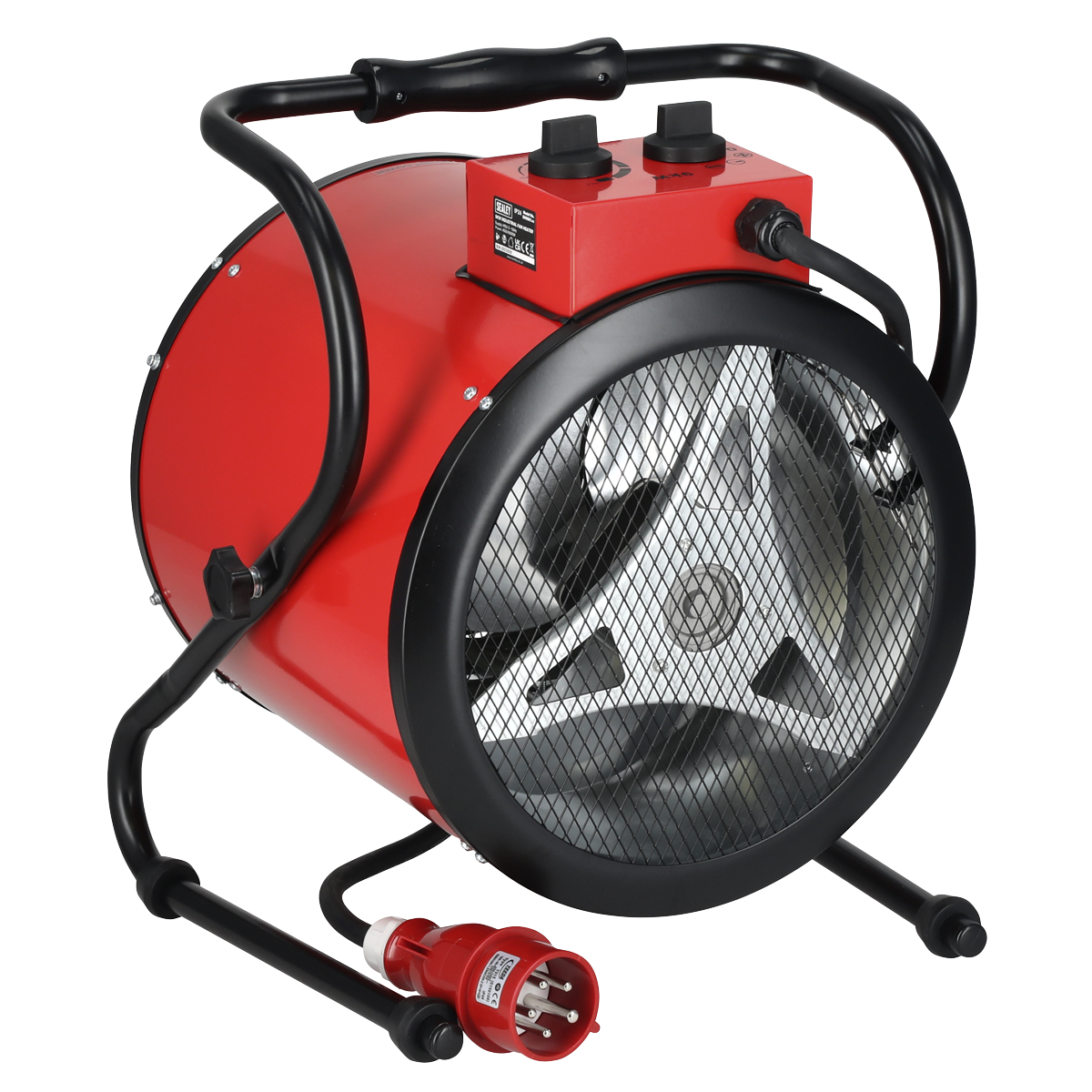 Sealey Industrial Fan Heater With Auto Cooling System 9kW 415V 3-Phase EH9001