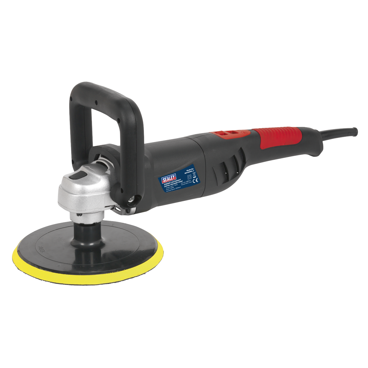 Sealey Polisher Digital 180mm 1100W/230V Lightweight 2m Mains Cable ER1700PD