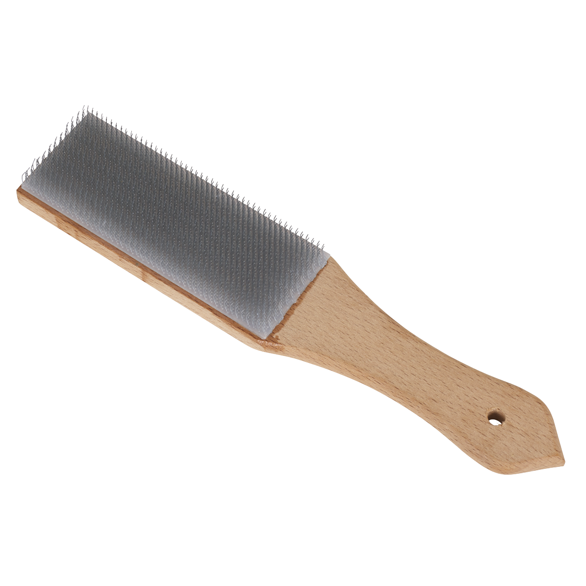 Sealey File Cleaning Brush 20cm Wood Handle Woodwork Metalwork Cleaning FB01
