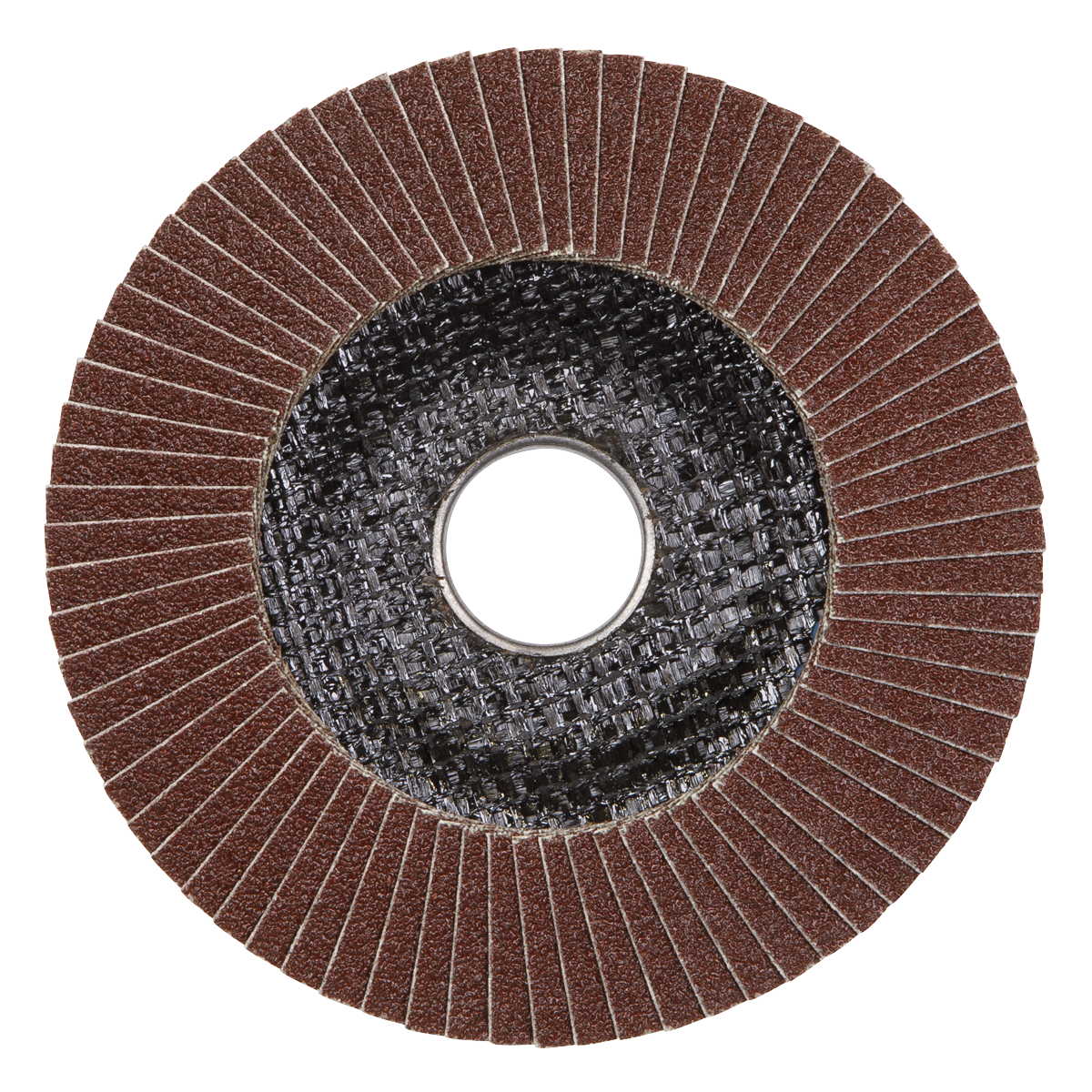 Sealey Flap Disc Aluminium Oxide Size 115mm 22mm Bore - 80 Grit FD11580E