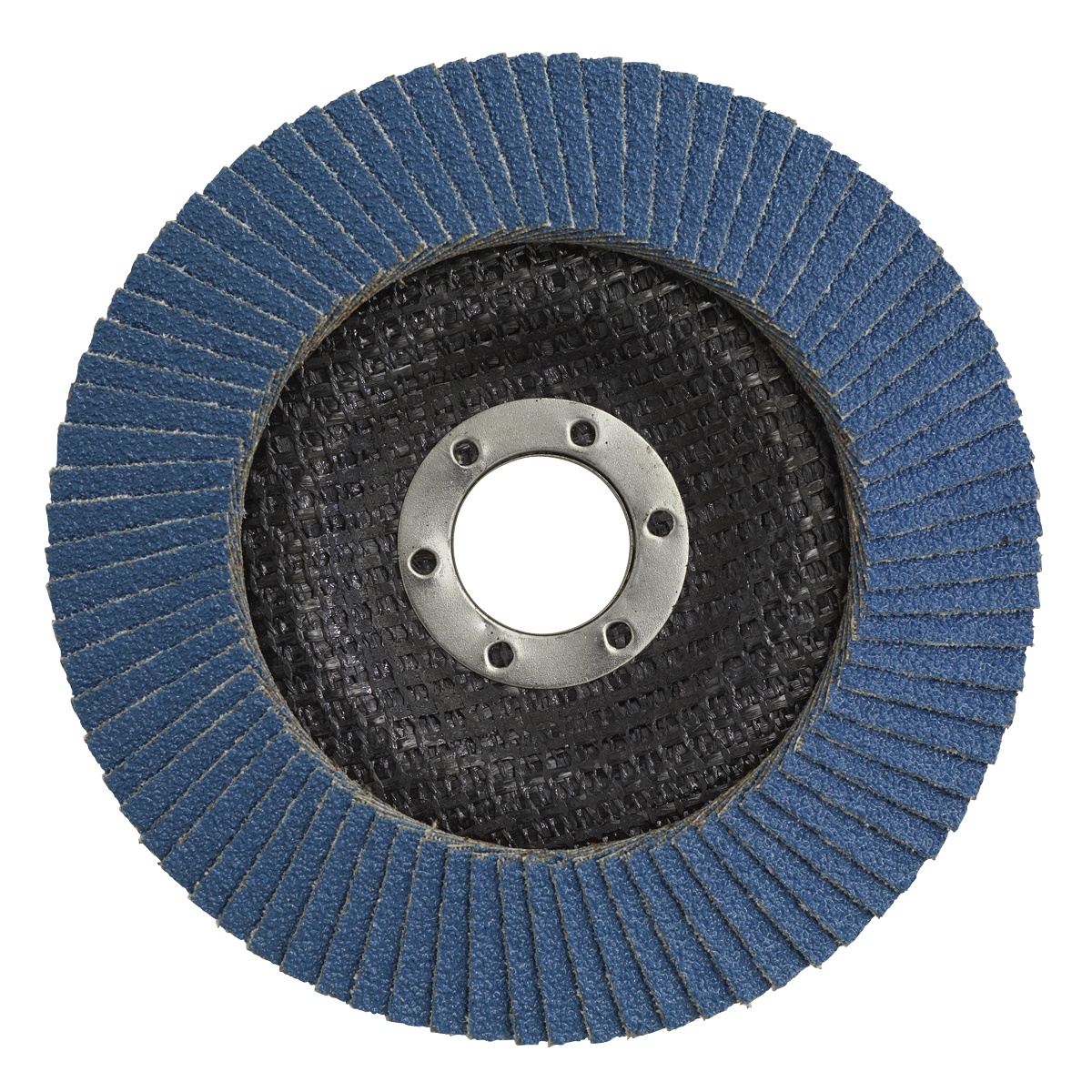 Sealey Flap Disc Zirconium Ø125mm 22mm Bore 80 Grit Abrasive Flaps FD12580