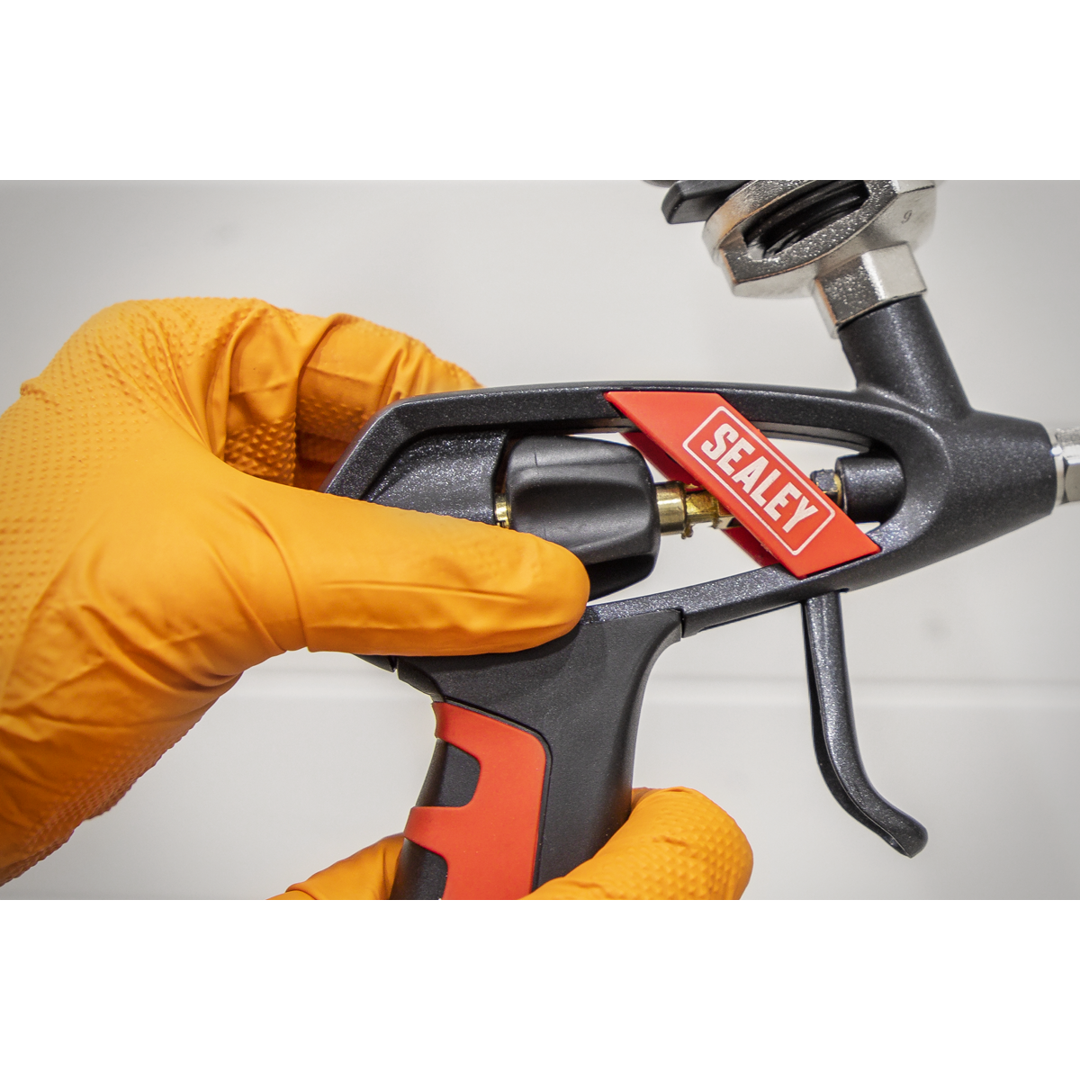 Sealey Foam Gun For Expanding Foam Cartridges Adjustable Flow Control FG001