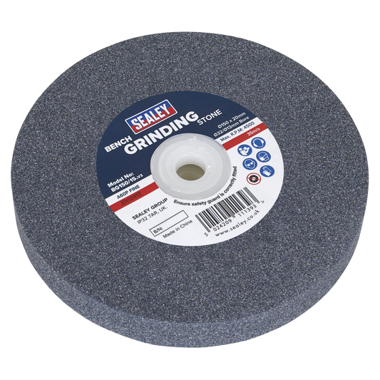 Sealey 150mm Aluminium Oxide Grinding Stone For Bench Grinder A60P Fine BG150/15