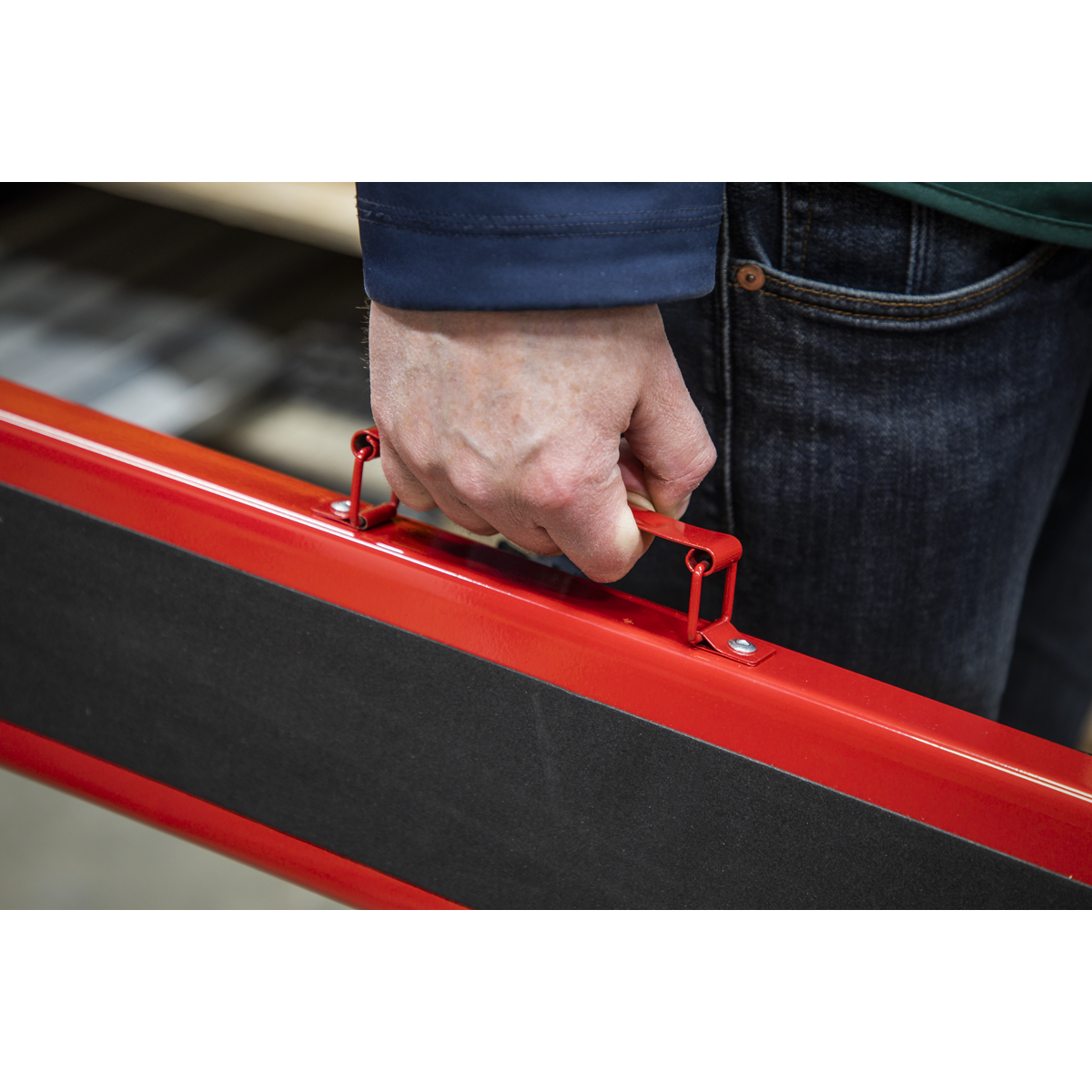 Sealey Fold Down Trestle With Adjustable Legs Height & Anti-Slip Mat FTAL1