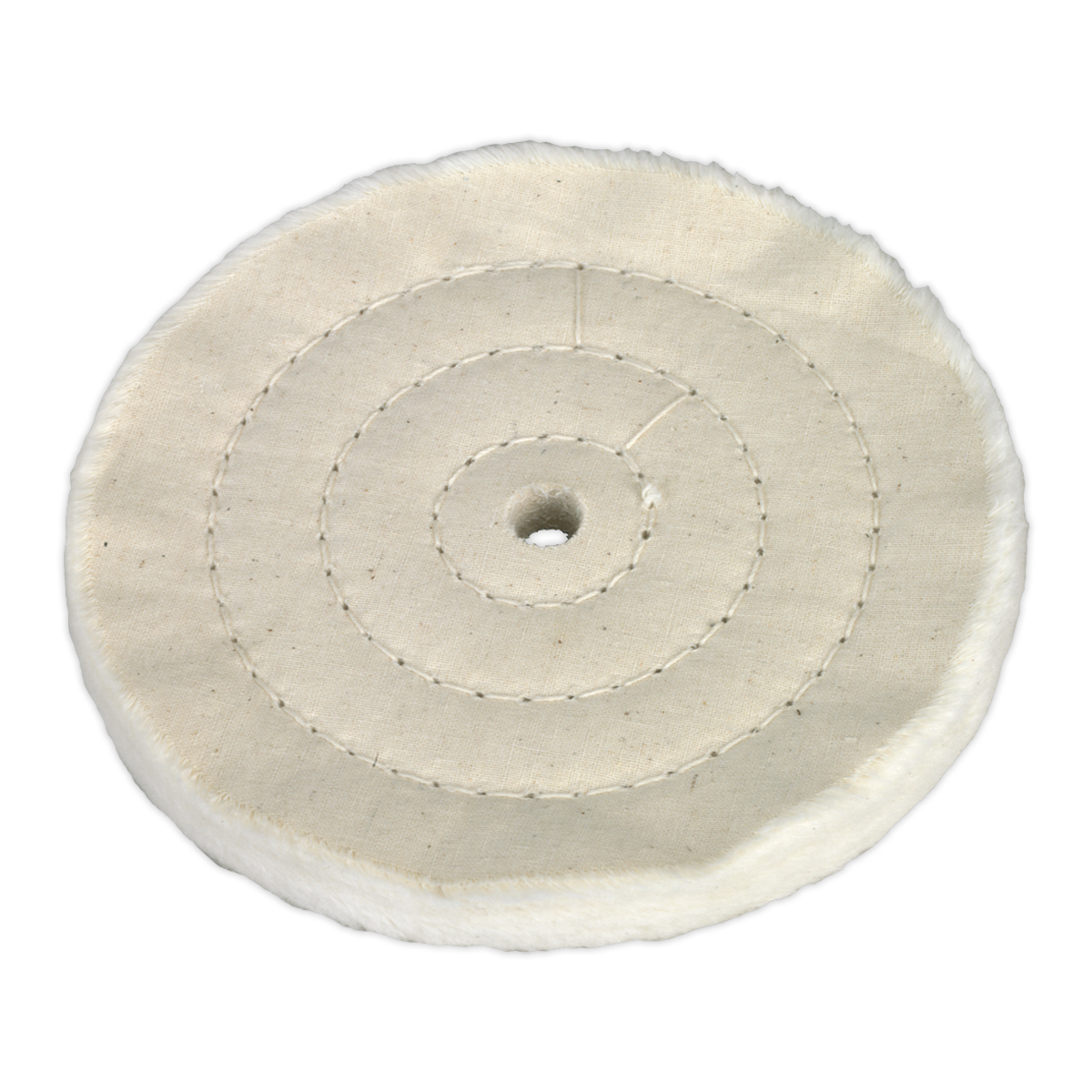 Sealey 150mm Cotton Buffing Wheel For Bench Grinder Bore - Fine BG150BW