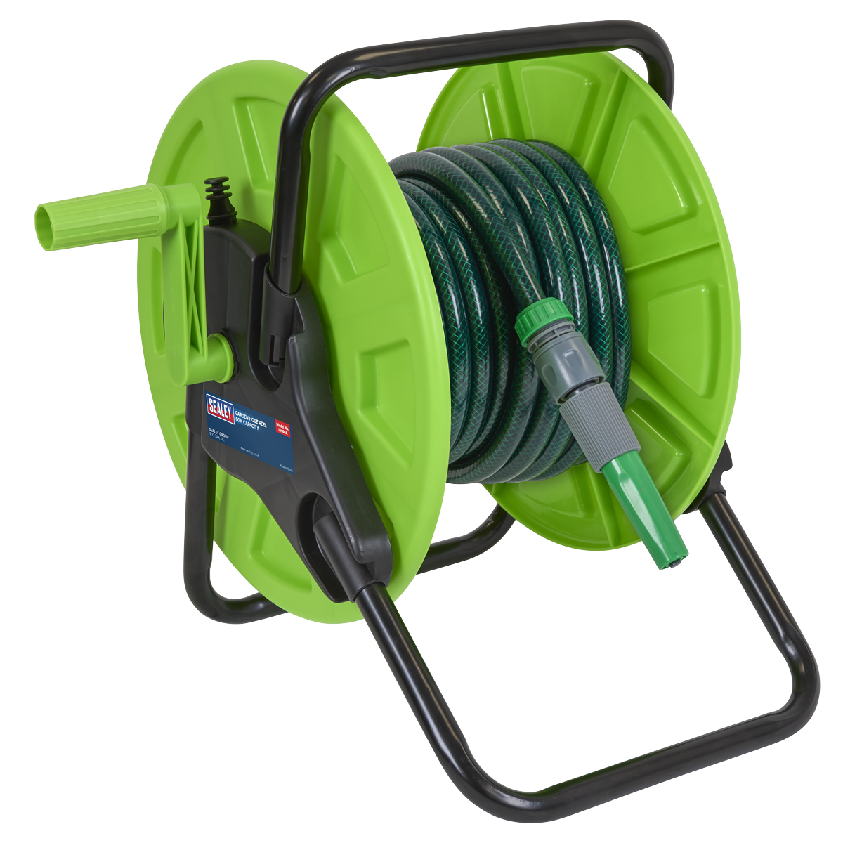 Sealey Garden Hose Reel 60m Capacity Durable Lightweight Easy To Wind GH60A
