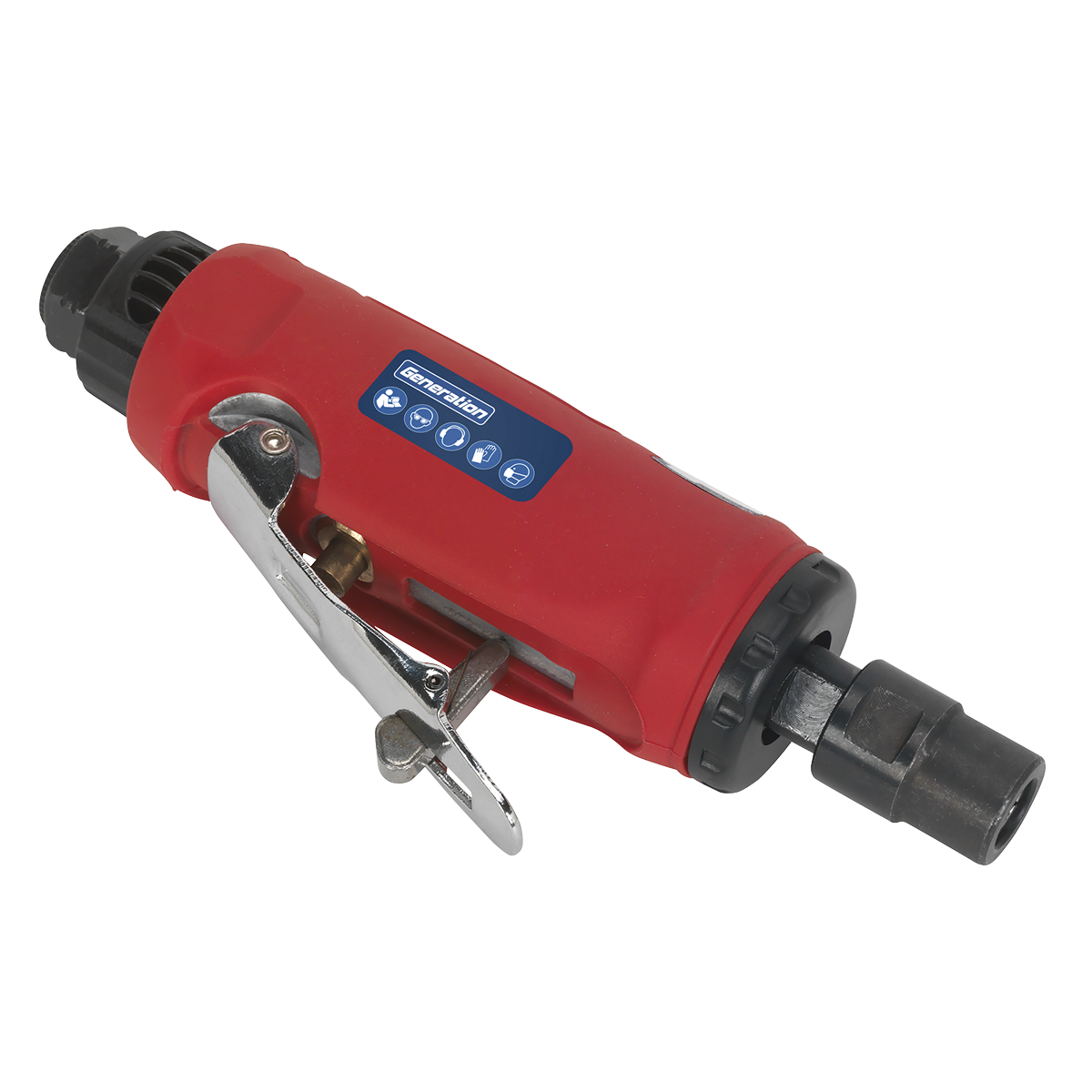 Sealey Air Die Grinder With Low Noise Air Exhaust 22000RPM Red/Black GSA671