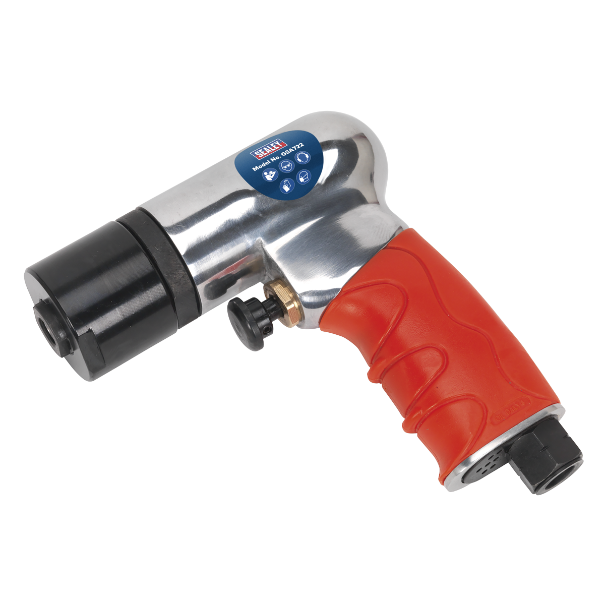 Sealey Ø75mm Mini Air Polisher With Lightweight Aluminium Alloy Housing GSA722