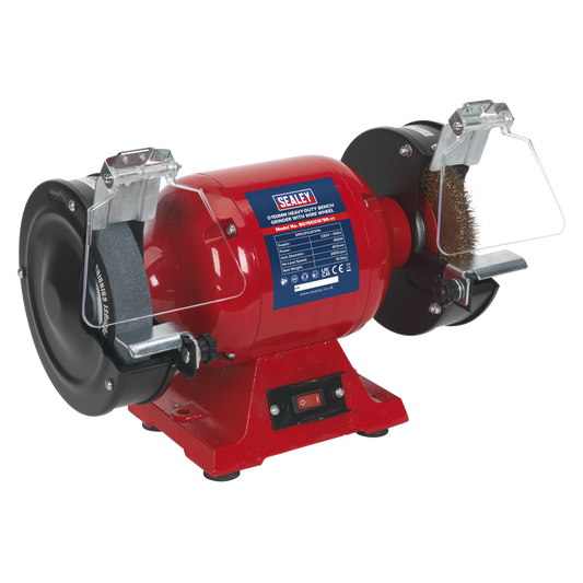 Sealey Bench Grinder 150mm With Wire Wheel 450W/230V Heavy Duty BG150XW/99