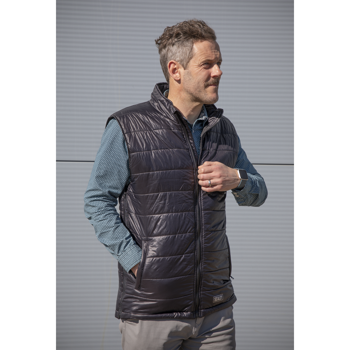 Sealey 5V Heated Puffy Gilet - 44" to 52" Chest With Power Bank 20Ah HG02KIT