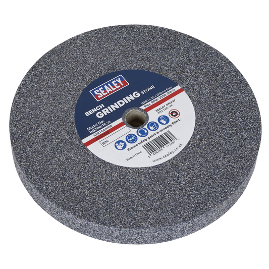 Sealey Ø200mm A36Q Coarse Grinding Stone Aluminium Oxide - Grey BG200/16