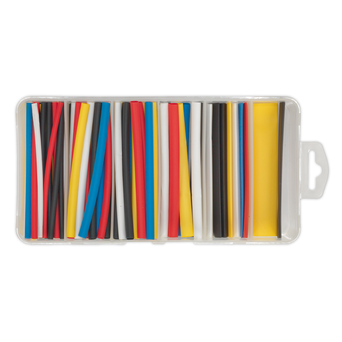 Sealey Heat Shrink Tubing Sleeve Mixed Colours 100mm 95 Pieces RoHS HST100MC