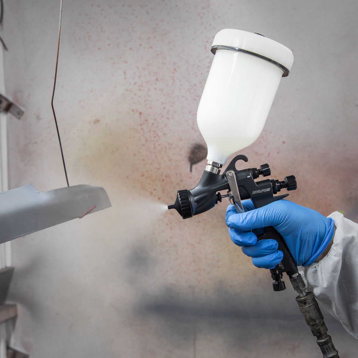 Sealey HVLP Gravity Feed Spray Gun 1.3mm Set-Up Clear Base Coats HVLP05