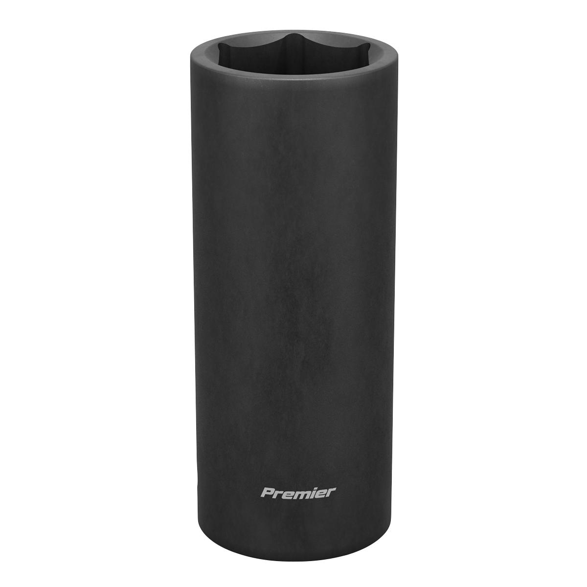 Sealey Impact Socket 22mm Deep 1/2" Square Drive Chrome Vanadium Black IS1222D