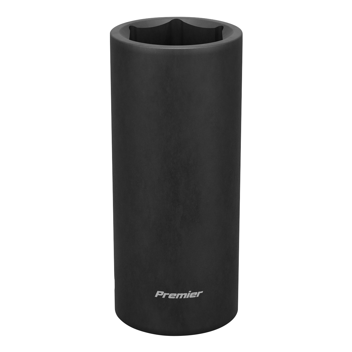 Sealey Impact Socket 24mm Deep 1/2" Square Drive Chrome Vanadium Black IS1224D