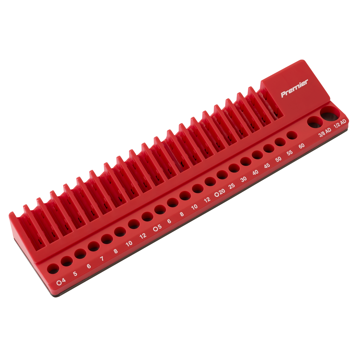 Sealey Bit Holder Magnetic 42 Bit Capacity Professional - Red/Black BH42
