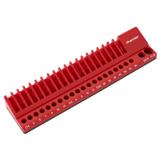 Sealey Bit Holder Magnetic 42 Bit Capacity Professional - Red/Black BH42