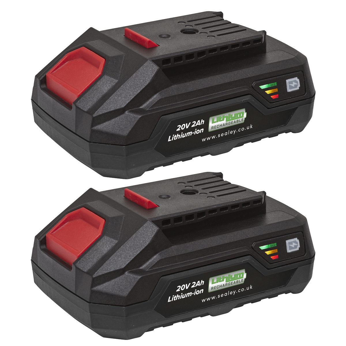 Sealey Power Tool Battery Pack 20V 2Ah Kit Lithium-Ion For SV20V Series BK02