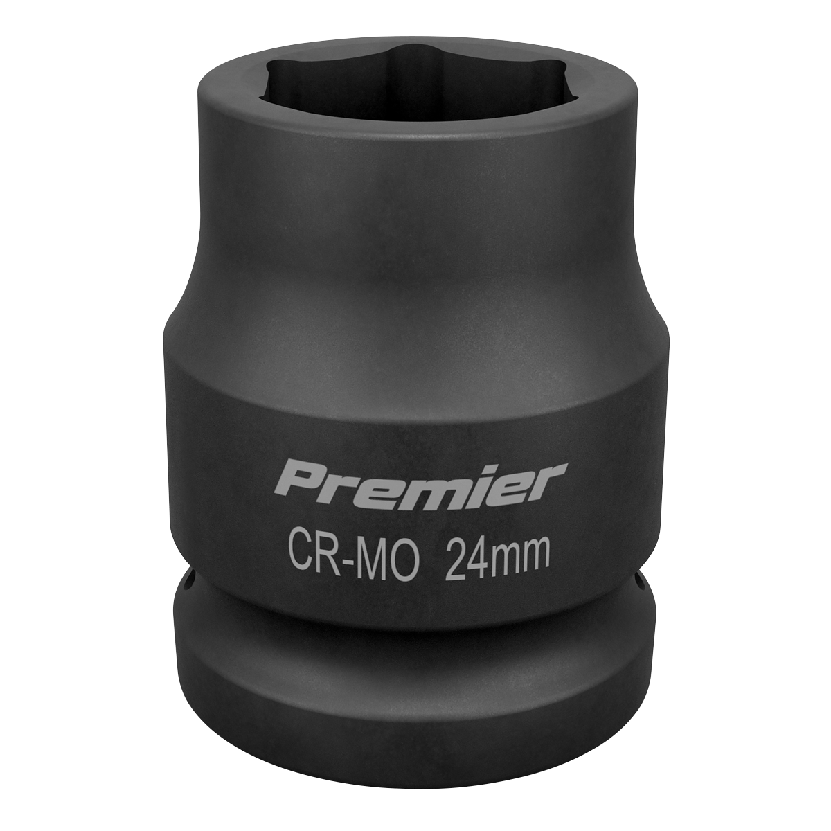 Sealey Impact Socket Tool 24mm 3/4" Square Drive ‎Anti Corrosion Black IS3424
