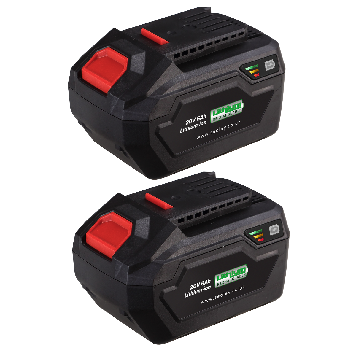 Sealey Power Tool Lithium-Ion Battery Pack 20V 6Ah Kit For SV20V Series BK06
