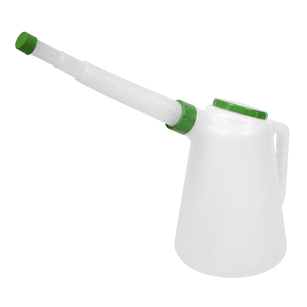 Sealey Oil Containers With Lid & Flexible Spouts 5L 5 Litres - Set of 5 JDL5SET