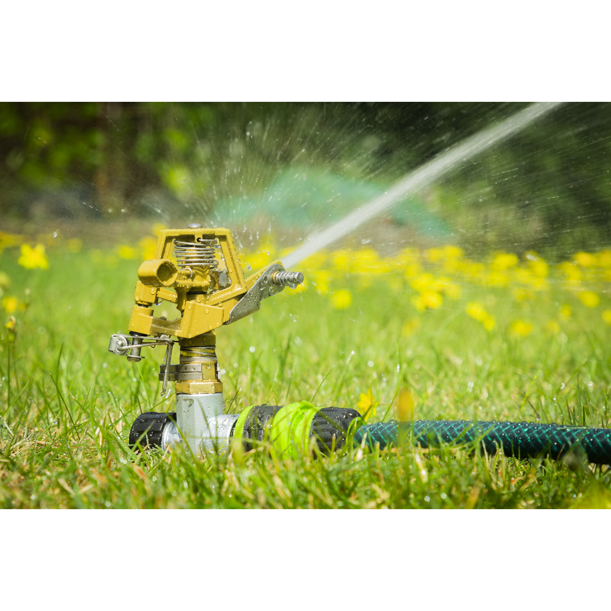 Sealey Pulsating Water Sprinkler on Metal Spike 20m Maximum Diameter JS303